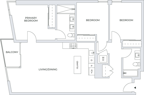 3 Bedroom Floor Plan